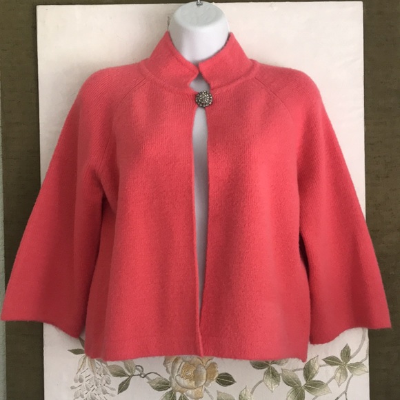 INC orange shrug cardi - Picture 9 of 9